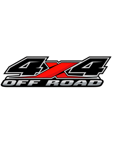 Dale a tu vehículo un aspecto más potente y aventurero con nuestro vinilo 4x4 OFF ROAD,