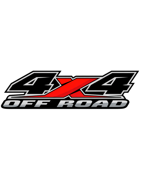Dale a tu vehículo un aspecto más potente y aventurero con nuestro vinilo 4x4 OFF ROAD,