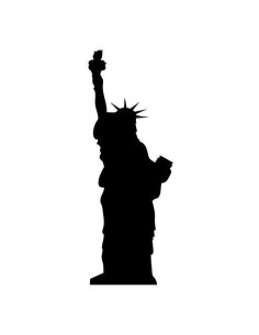 Estatua de la Libertad silueta 2