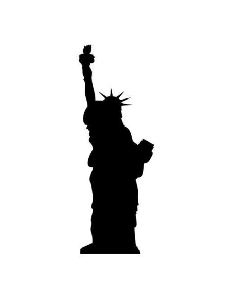 Estatua de la Libertad silueta