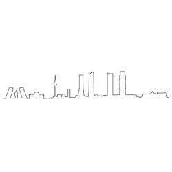 Skyline Madrid Línea 2