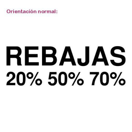 Rebajas %