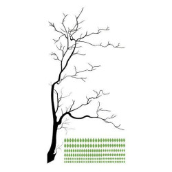 Árbol con hojas 2