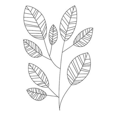 Hojas decorativas