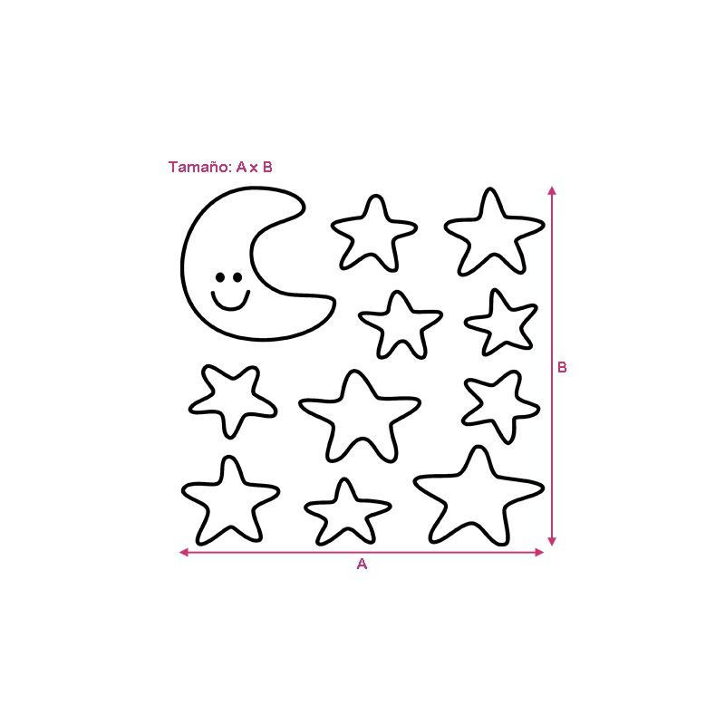 Luna y Estrellas