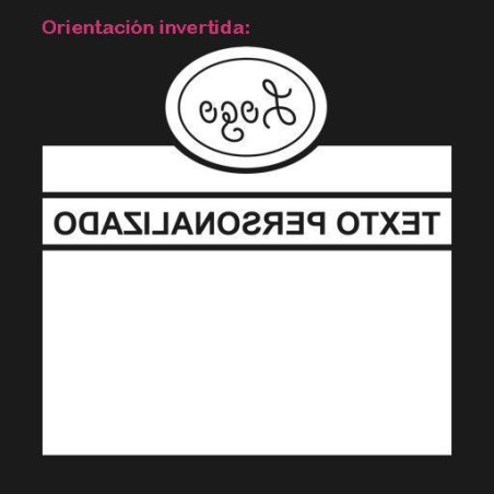Translúcido Texto y Logo