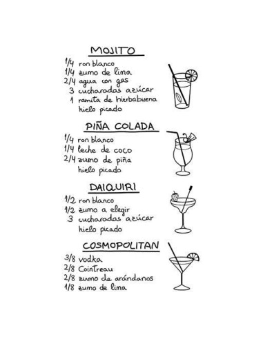 Recetas cócteles