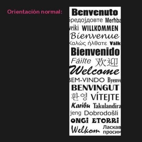 Translúcido bienvenido