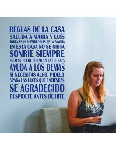 Reglas de la casa personalizadas