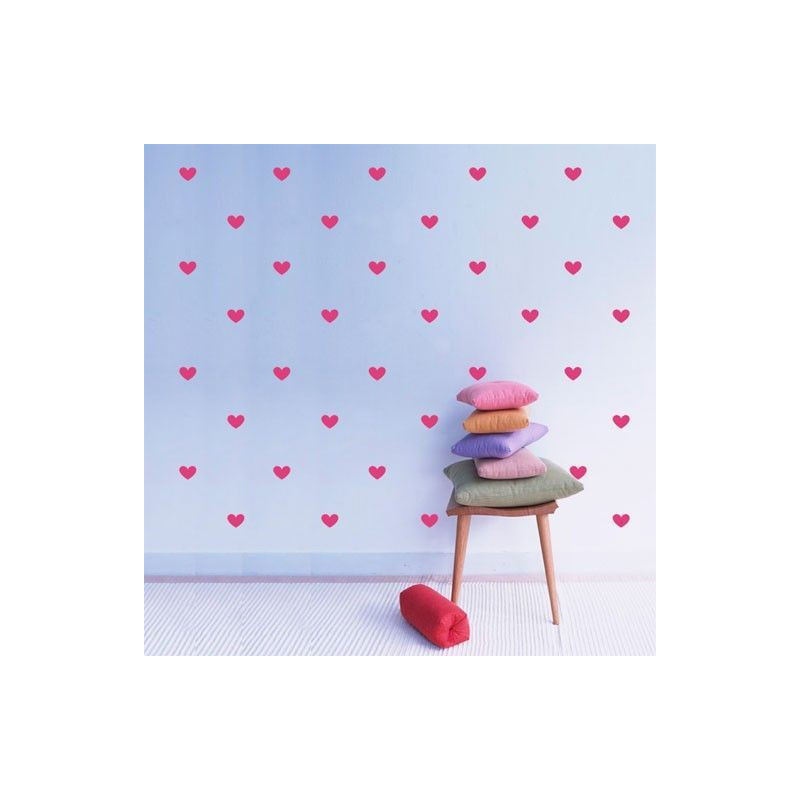 Vinilo básico corazones