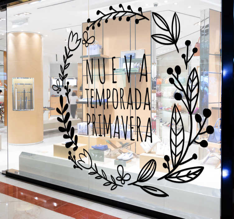 Vinilos para escaparates de negocios